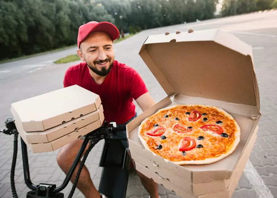 Traditional Canadian pizza spread